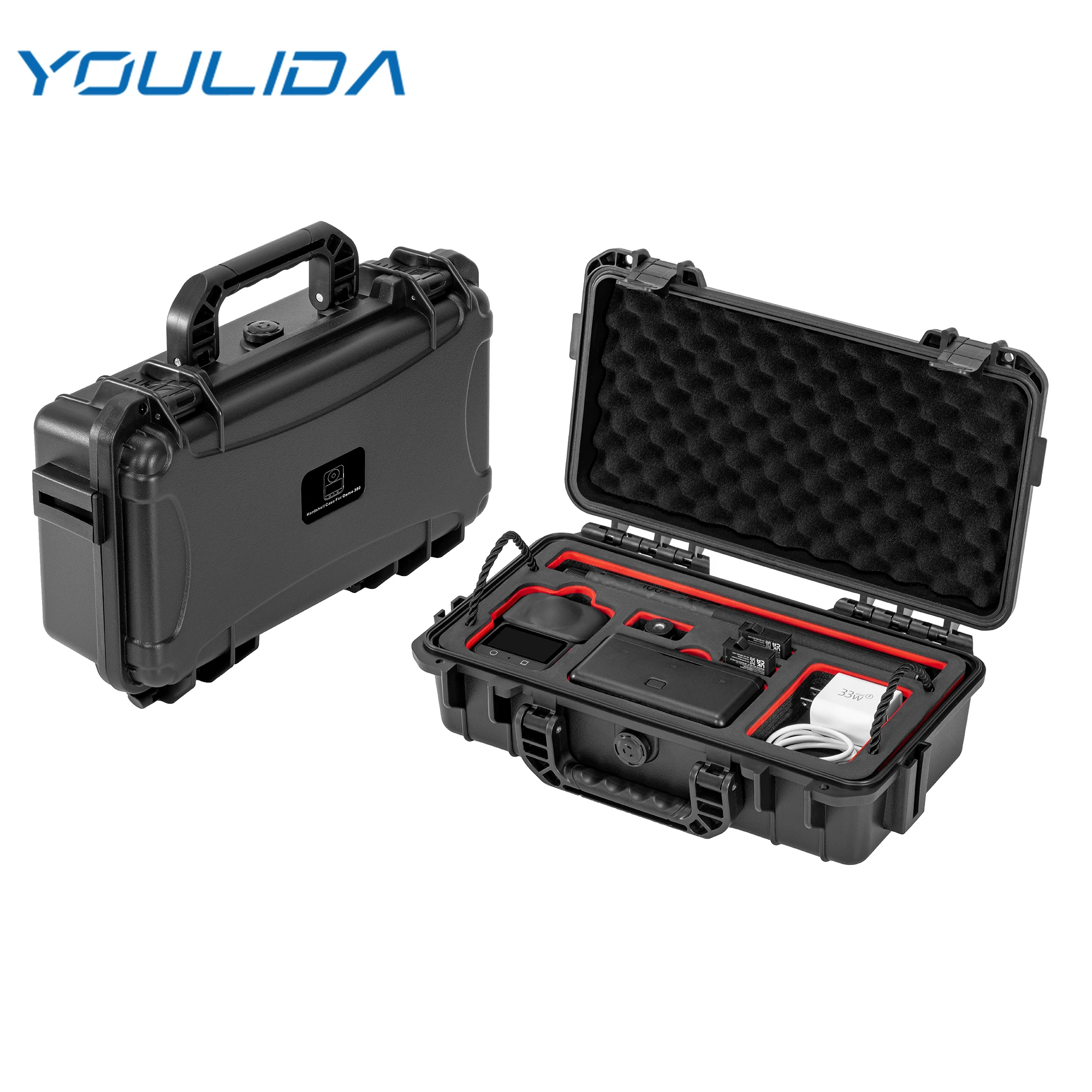 

Osmo 360 Camera Storage Case 2-Layer Travel Carrying Case Hard Waterproof Box Portable Suitcase For DJI Osmo 360 Accessories