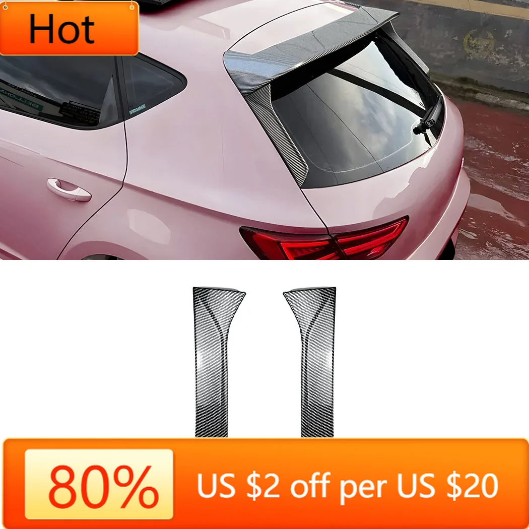 

Гоночные грили для Seat Leon MK3 Standard Edition 2013 2014 2015 2016 2017 2018 2019 Спойлер на заднее окно автомобиля Накладка на боковое крыло