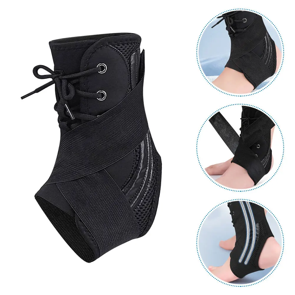

Ankle Brace Breathable Elastic Sports Ankle Sleeve Compression Cover Fitness Protective Pad Sweat-Absorption Anti-Wear Unisex