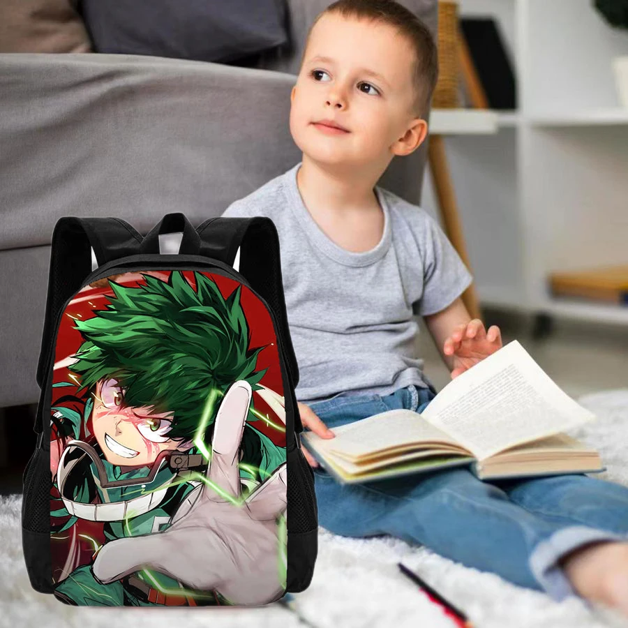 Mochila My Hero Academia Children Backpack Cartoon School Bag For Boys Girls Light Weight And Durable School Backpack For Kid