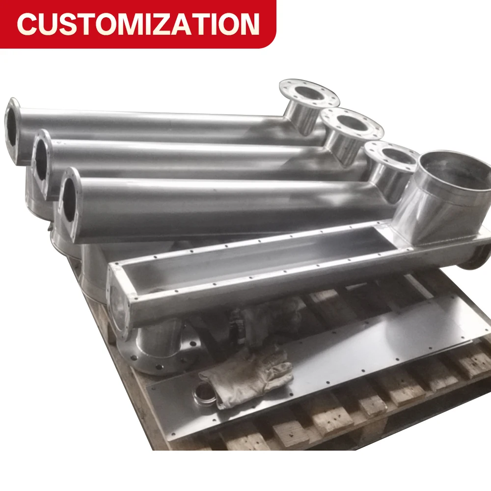 Custom Processing Spiral Shell Pipe Non‑Alloy Stainless Steel Carbon Steel Material Arc Welding Spray Coating Fabrication Servic