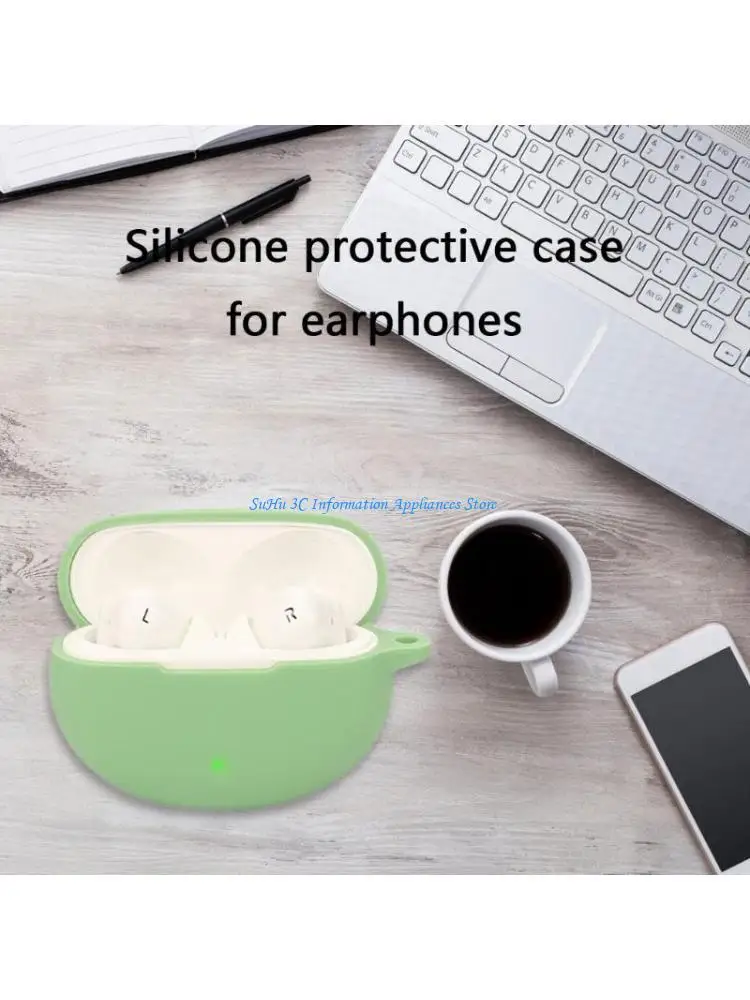 

Flexible Guarding Shockproof Shell Headphone Sleeve Housing Skin Washable Silicone Cover Protective Case for Nord Buds 3