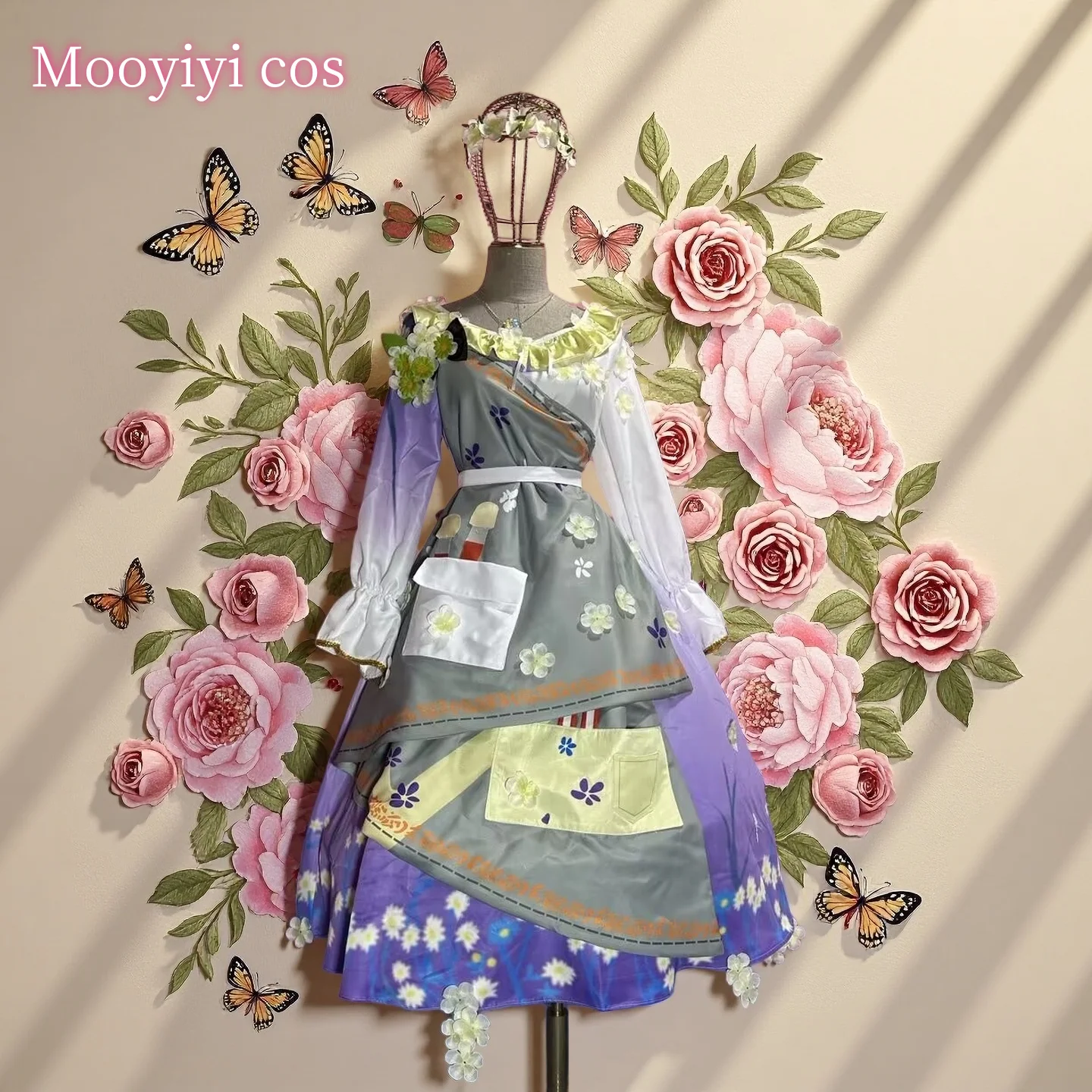 

pjsk Cos Shinonome Ena Cosplay Costume Halloween Christmas Role Playing Party Comic Costume customized Weman Dress Newly Enana