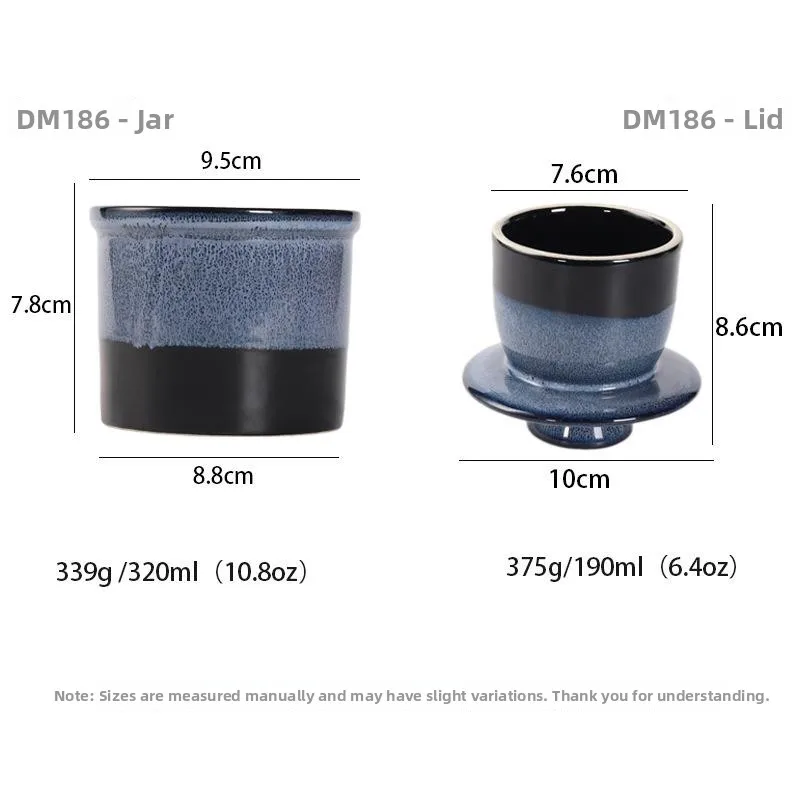 طبق زبدة سيراميك جديد بغطاء، وعاء جبن، صندوق زبدة على الطراز الغربي، حاوية تخزين للمطبخ من نيونيو للسيراميك #5