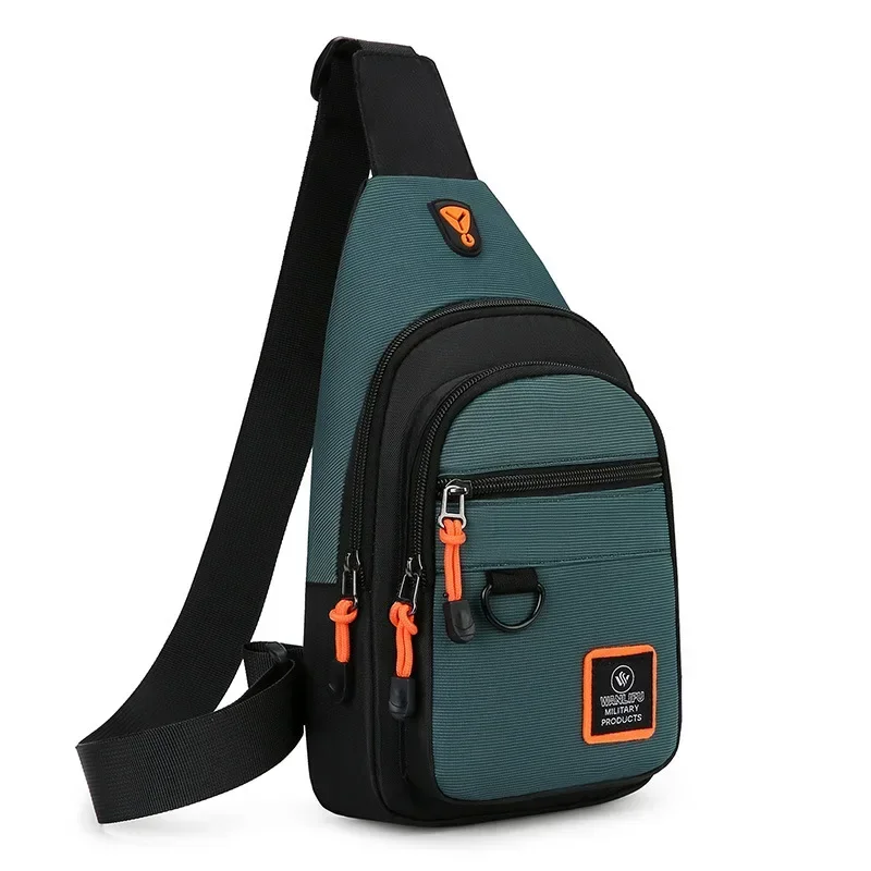 

Stylish Casual Men's Waist Packs Male Chest Bag Fashion Men's Chest Bag Handbag Lightweight Oxford Fabric Crossbody Shoulder Bag