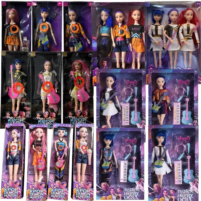 2026 Stile di musica calda KPOP Devil Hunter Anime Figura Rumi Mira Zoey Action Figure Cosplay Doll Regalo carino per i regali di compleanno dei bambini