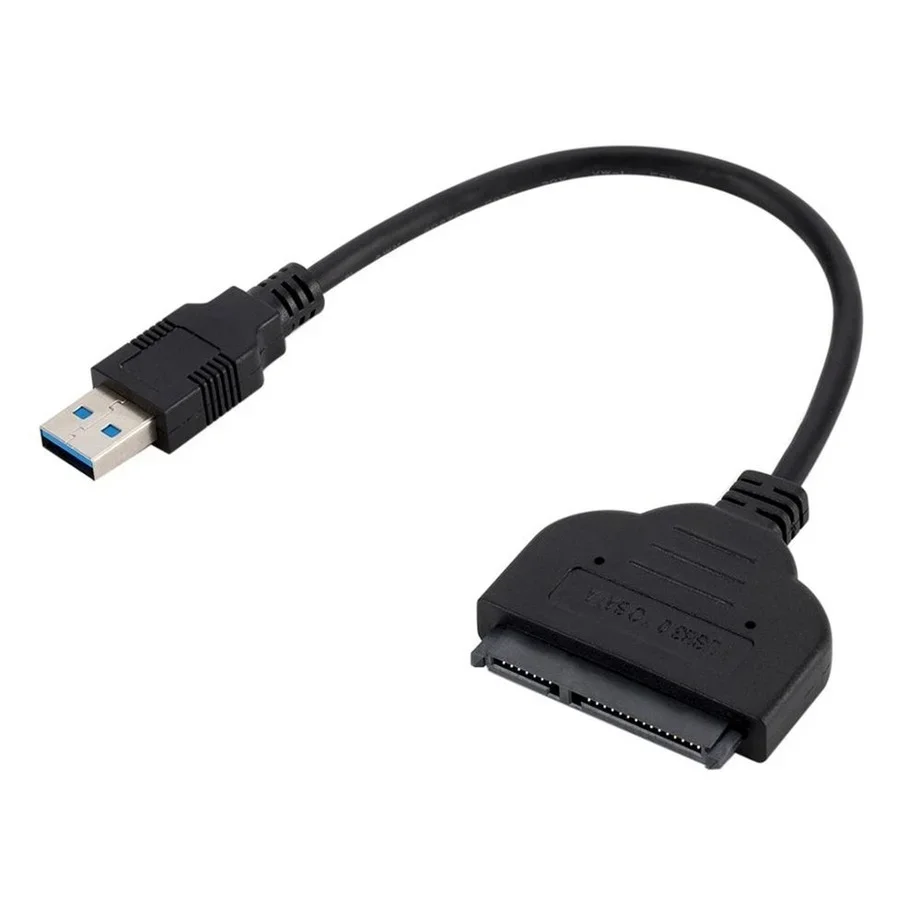 Grwibeou USB SATA 3 Кабель Адаптер Sata к USB 3.0 до 6 Гбит/с Поддержка 2,5-дюймового внешнего жесткого диска SSD HDD 22-контактный Sata III 2.0