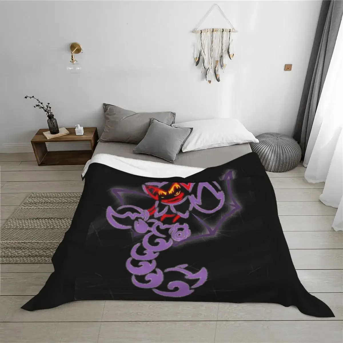 Gliscor القبلية تصميم كلاسيكي تي شيرت.png رمي بطانية الفانيلا النسيج الفاخرة رشاقته أنعم البطانيات للأطفال #3