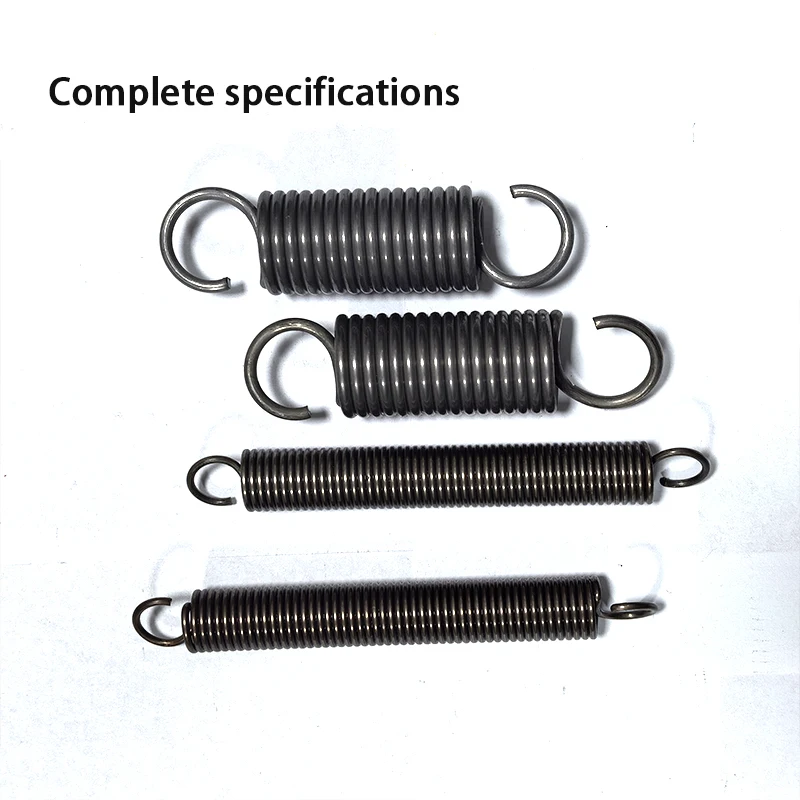Diâmetro do fio 0.5mm, gancho aberto, mola de tensão, mola de extensão de bobina, mola de rascunho, diâmetro externo 3mm/4mm/5mm/6mm