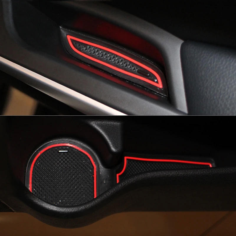 Anti-Slip Gummi Tor Slot Matte Tür Nut Pad Tasse Kissen Für Suzuki SX4 S-Cross S kreuz 2014-2023 Auto Innen Matte Zubehör – Detail 5
