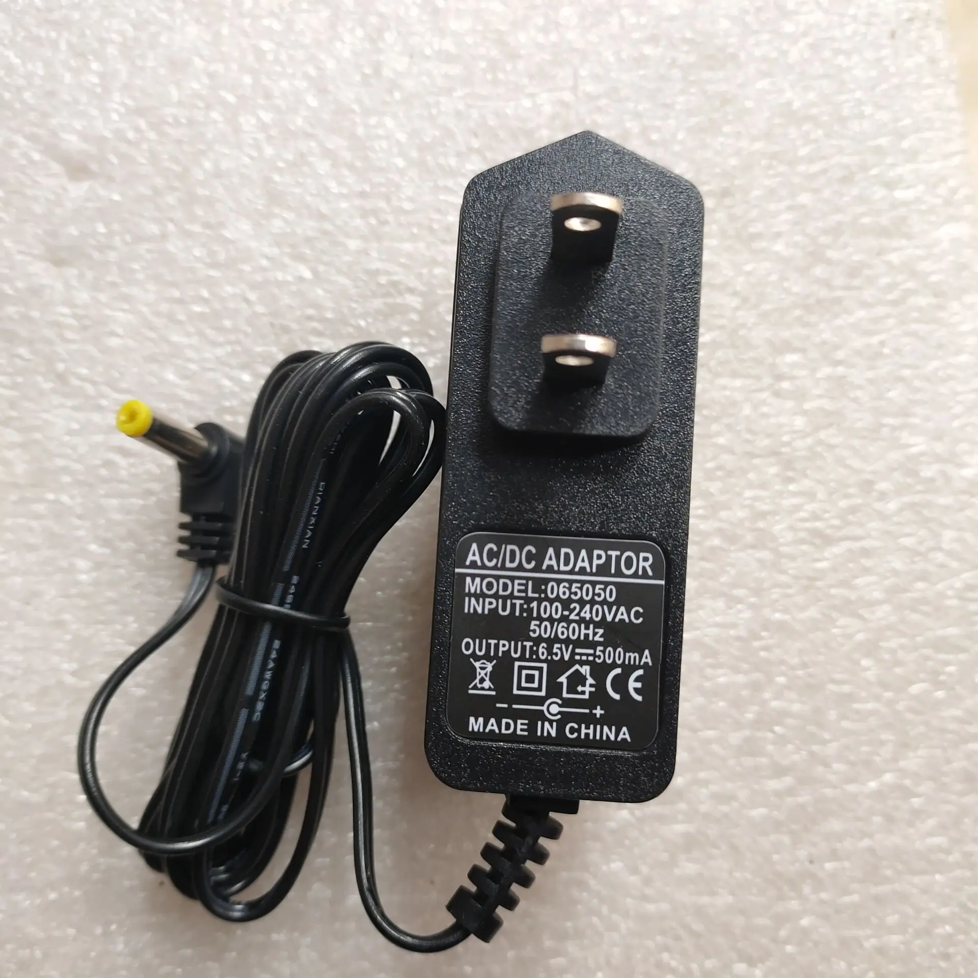 AC/DC 6.5V 500mA 6.5V 0.5A Power Adapter Charger for Panasonic PQLV219CE PQLV219LB Cordless Phone EU/US/UK PLUG