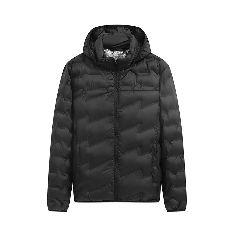 Fashion Lightweight Casual Parkas for Men Winter Hooded Warm Male Clothes Solid Color All-match Cotton Jackets Quality New Style