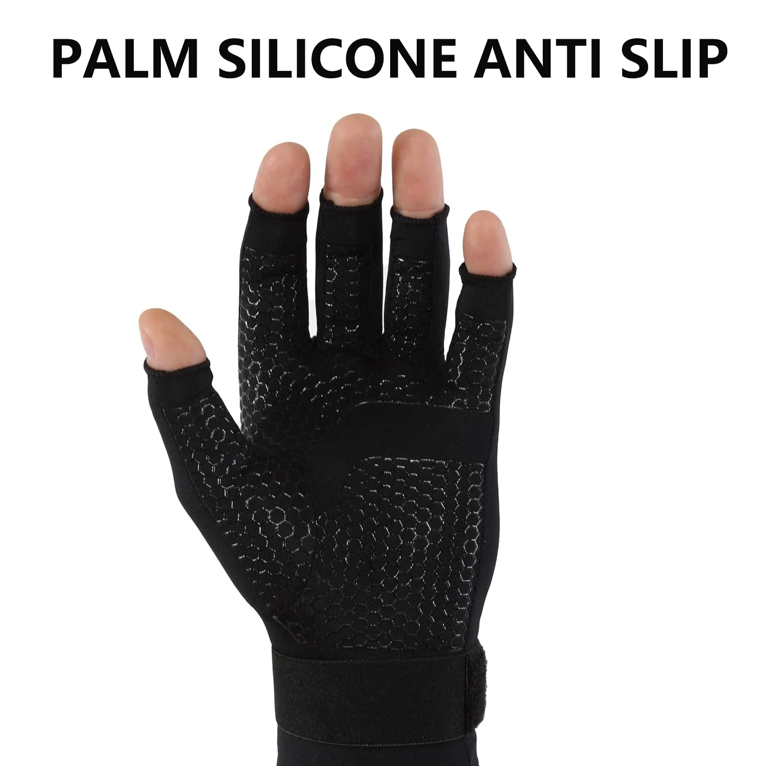 Copper Infused Compression Arthritis Gloves for Hand&Finger Relief from Pain/Swelling Caused by Rheumatoid, Carpal Tunnel