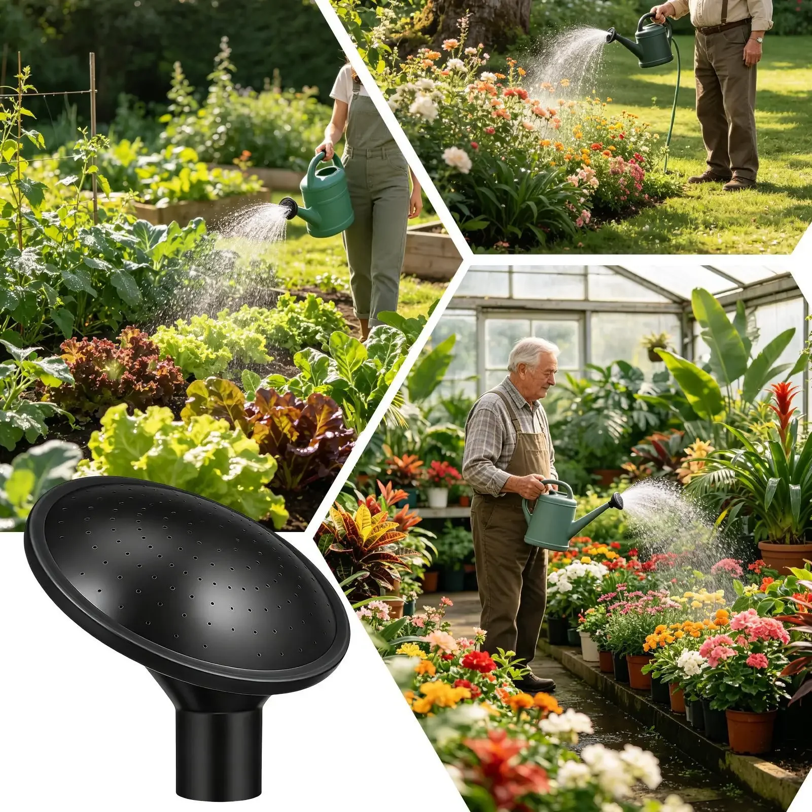 1/2/4pcs Watering Can Head Replace  Sprinkler Spout for Outdoor Indoor Home Garden Flower Watering Plant 1PC Watering Can Nozzle