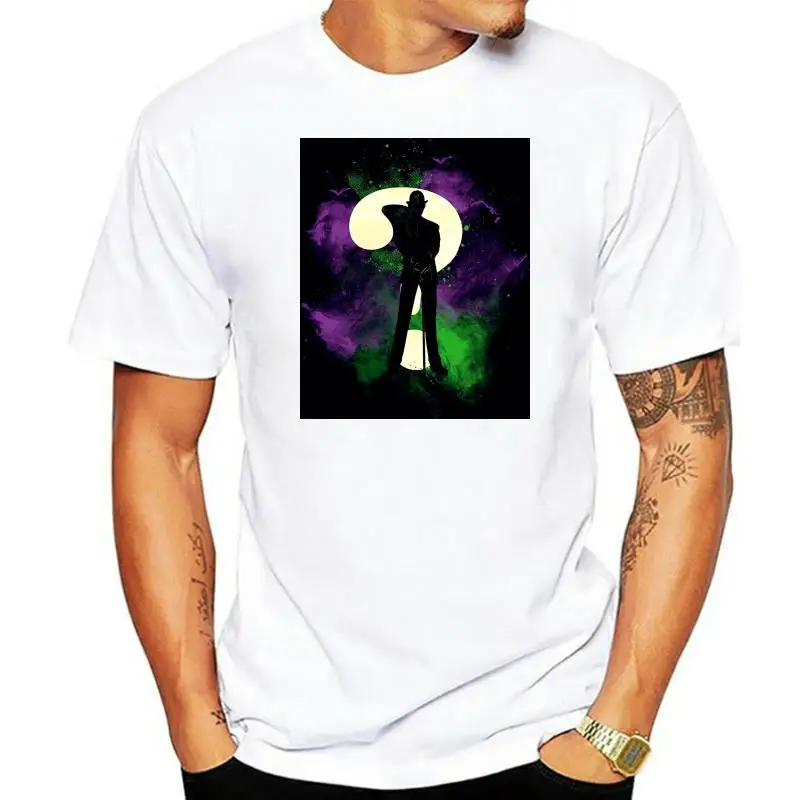 Printed Men T Shirt Cotton tshirt Riddler SPACE O-Neck Short-Sleeve Women T-Shirt