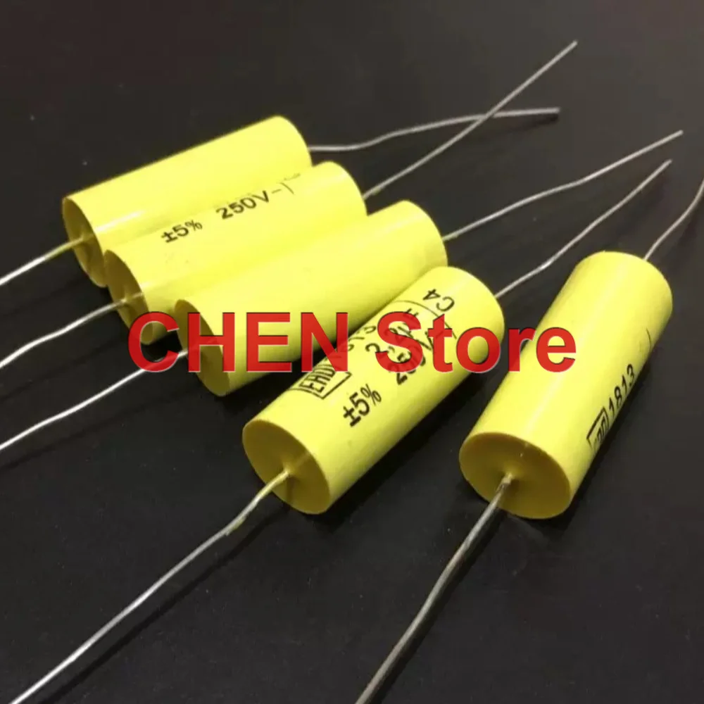 

4PCS/10PCS Original VISHAY ERO MKT1813 2.2UF 250V 11X30MM Audio axial capacitor MKT 2U2 225J free shipping