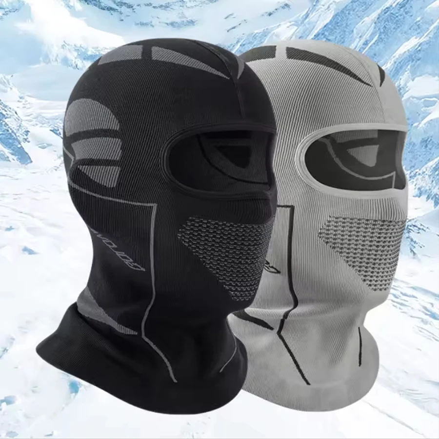 Ski Cycling Hunting Head Neck Cover Helmet Liner Cap Men Women Cold-Proof Thermal Scarf Winter Ski Hat Balaclava Full Face Mask