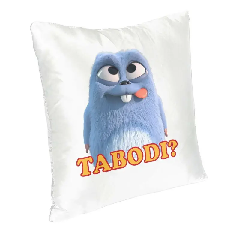 Luxury Grizzy And Lemmings Funny Happy Hungry Delicious Excited Cartoon Throw Pillow Cover Decorative Cover 40x40 Pillowcover