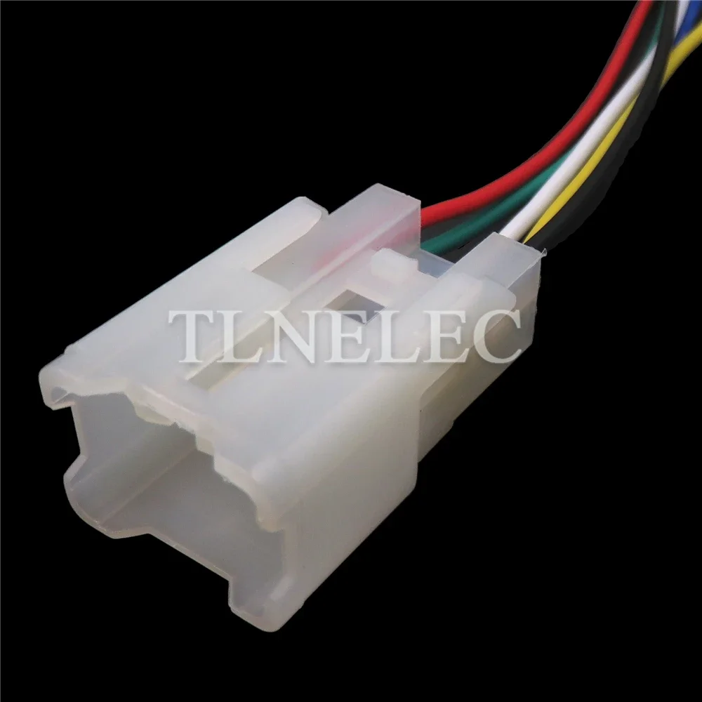 6 دبوس طريقة كابل سلك السيارات مقبس غير مختوم مع أسلاك موصلات تعديل صوت السيارة MG 610152   7122-1360 7123-1360