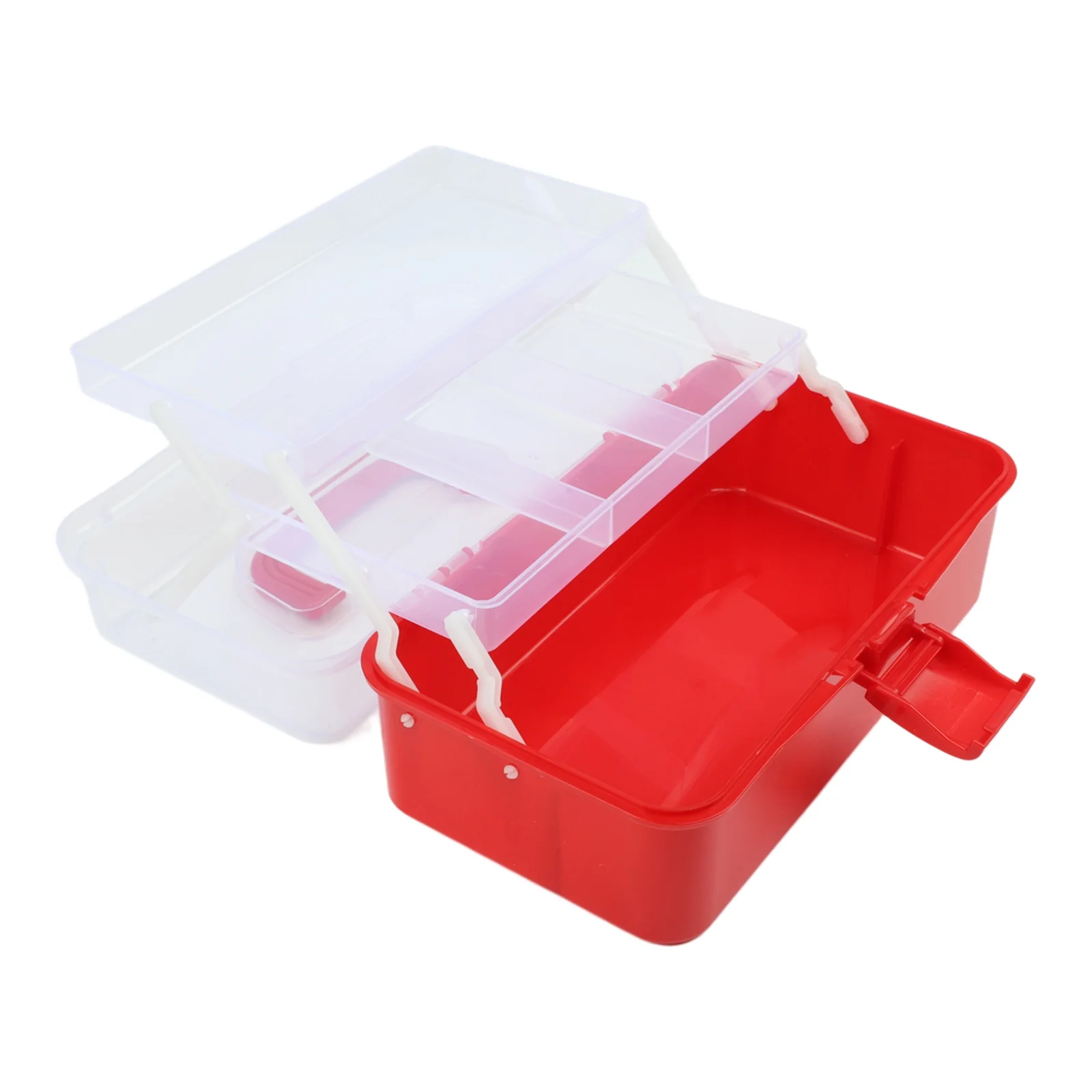 3 Level Fishing Tackle Box with Flexible Partition Design for Organizing Small Jewelry Beads Rings Screws and Nuts