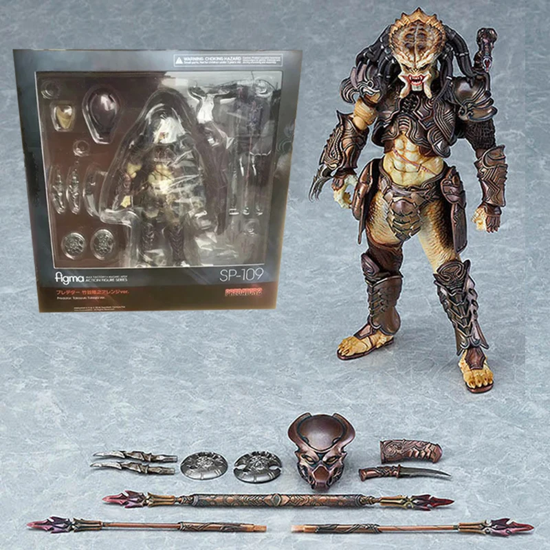 Figura de acción de Alien vs. Predator para niños, colección de SP-109, adornos de PVC, modelo de muñeca móvil, juguetes de colección, regalos para niños, 16cm
