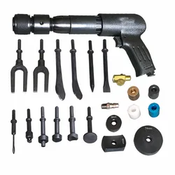 Auto Repair Tools Pneumatic Concrete Breaker Ball Joint Remover Flat Point Chisel Plane Air Hammer kit