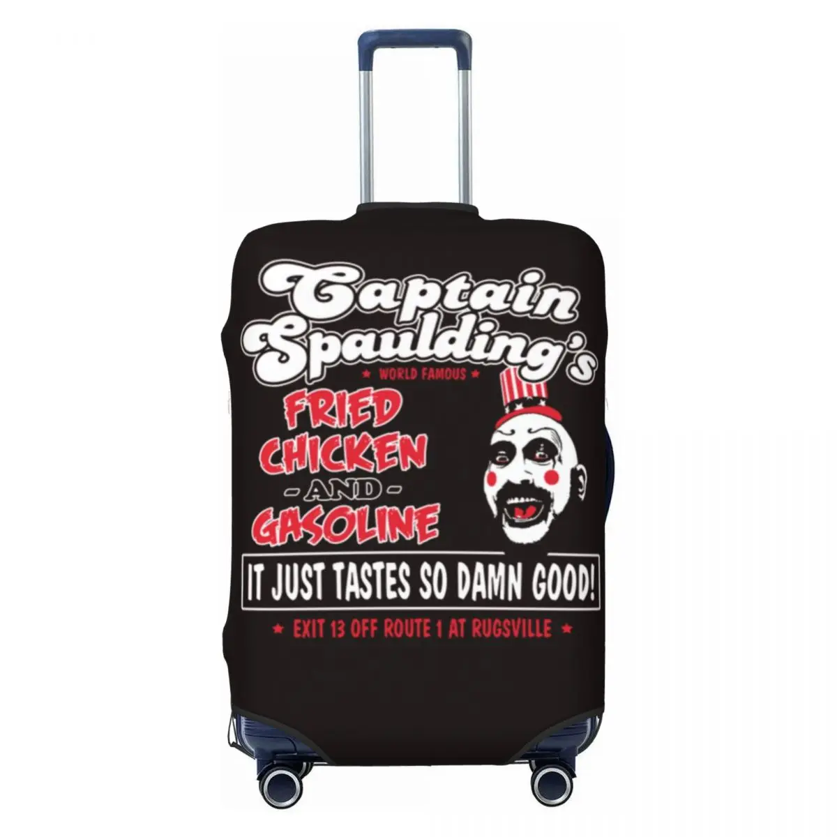 مخصص الكابتن سبولدينج للرئيس غطاء الأمتعة بيت مرن من 1000 جثة حقيبة سفر أغطية حماية البدلة #1