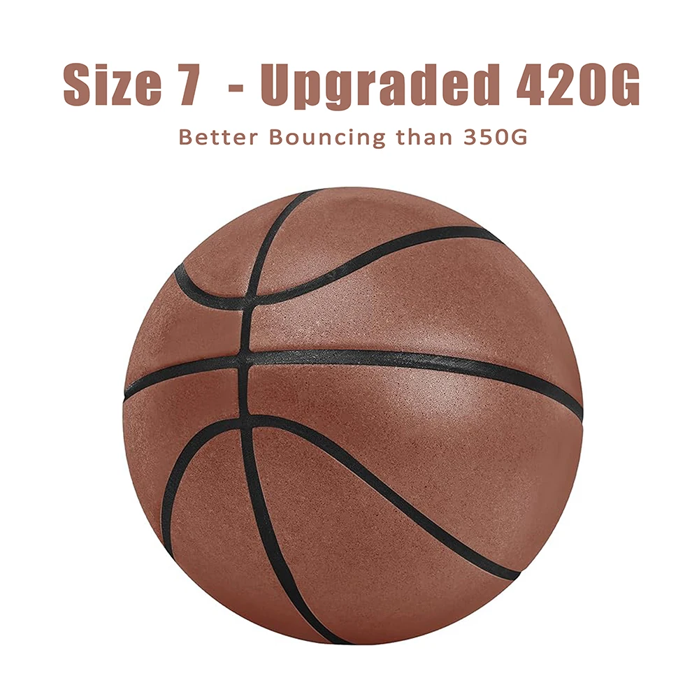 Basquete Silencioso Tamanho 7 # (29.5")6 # /5 #   Dribbling Indoor Scanalado Airless Espuma Basquete Silencioso Dribbling Treinamento Bola Silenciosa Presente