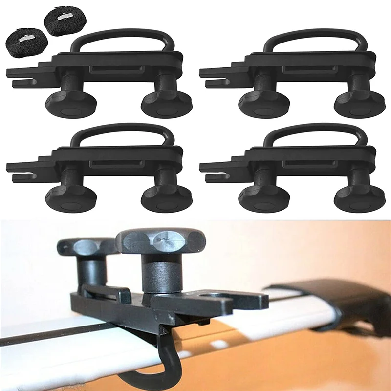 

4 PCS Car Roof Luggage Accessories Van Mounting Accessories Kit Roof Box Bracket Mounting Accessories Kit-AU62