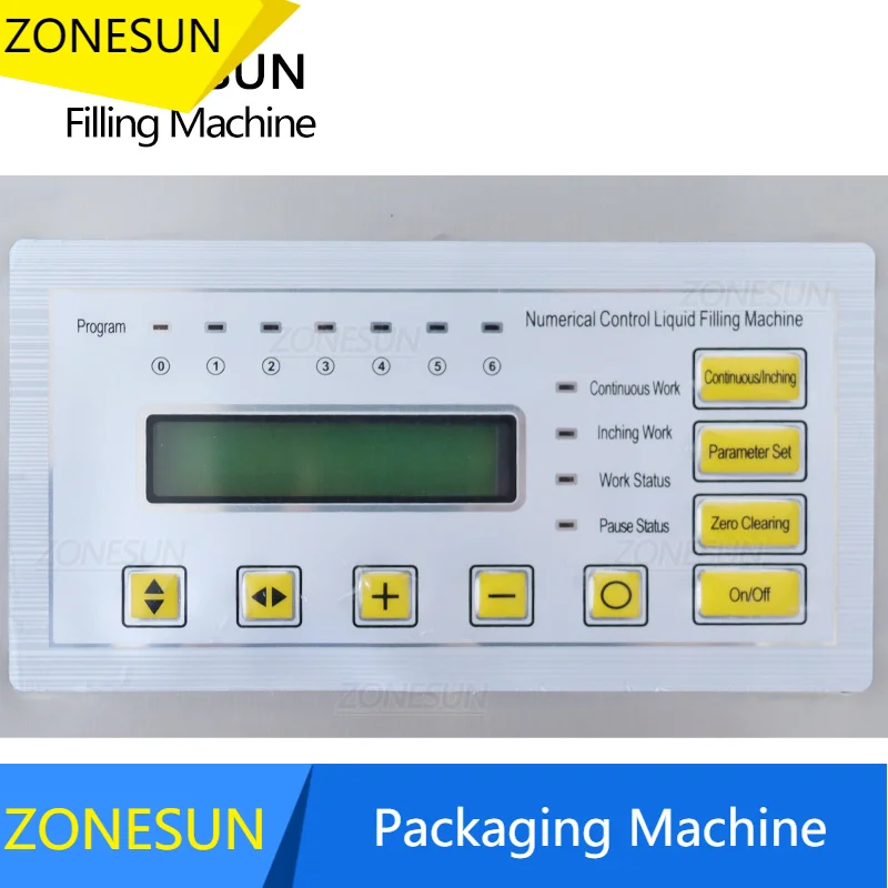 ZONESUN 5-3500ml GFK160 Digital Control Liquid Filling Machine Alcohol Drink Beverage Perfume Juice Milk Small Bottle Filler