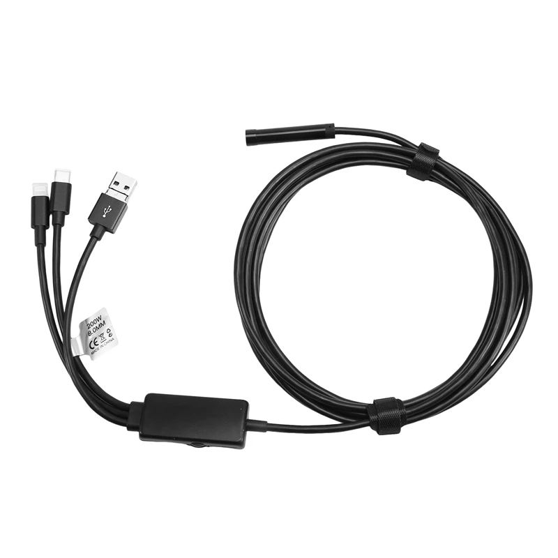 B03C-Mobile Phone Endoscope High-Definition Endoscope High-Definition Endoscope 4-In-1 Endoscope Waterproof Car Endoscope