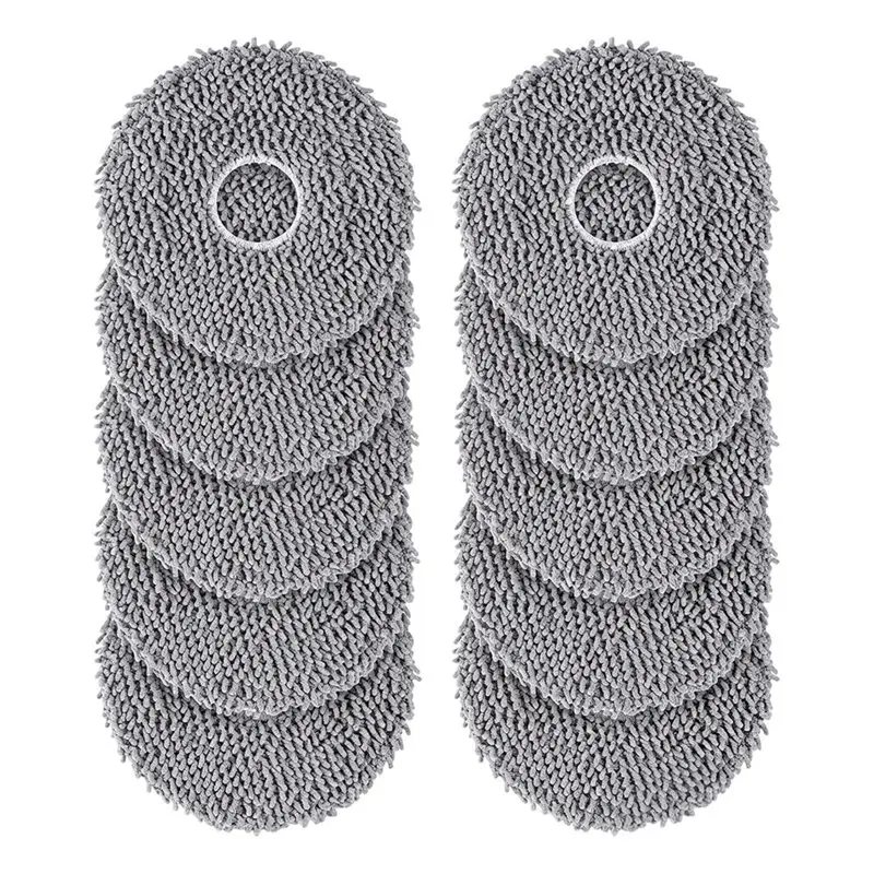A02F-10 Pack Mop Pads Compatible For Irobot Roomba 505X, Plus 405/505 Combo 507/4020 Microfiber Vacuum Mop Pads