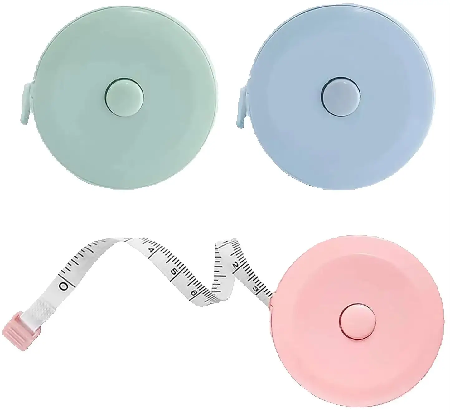 1.5m Portable Double Scale Tape Measure Multi-functional Soft Ruler for Weight Loss Medical Body Measurement Sewing Tailor Craft