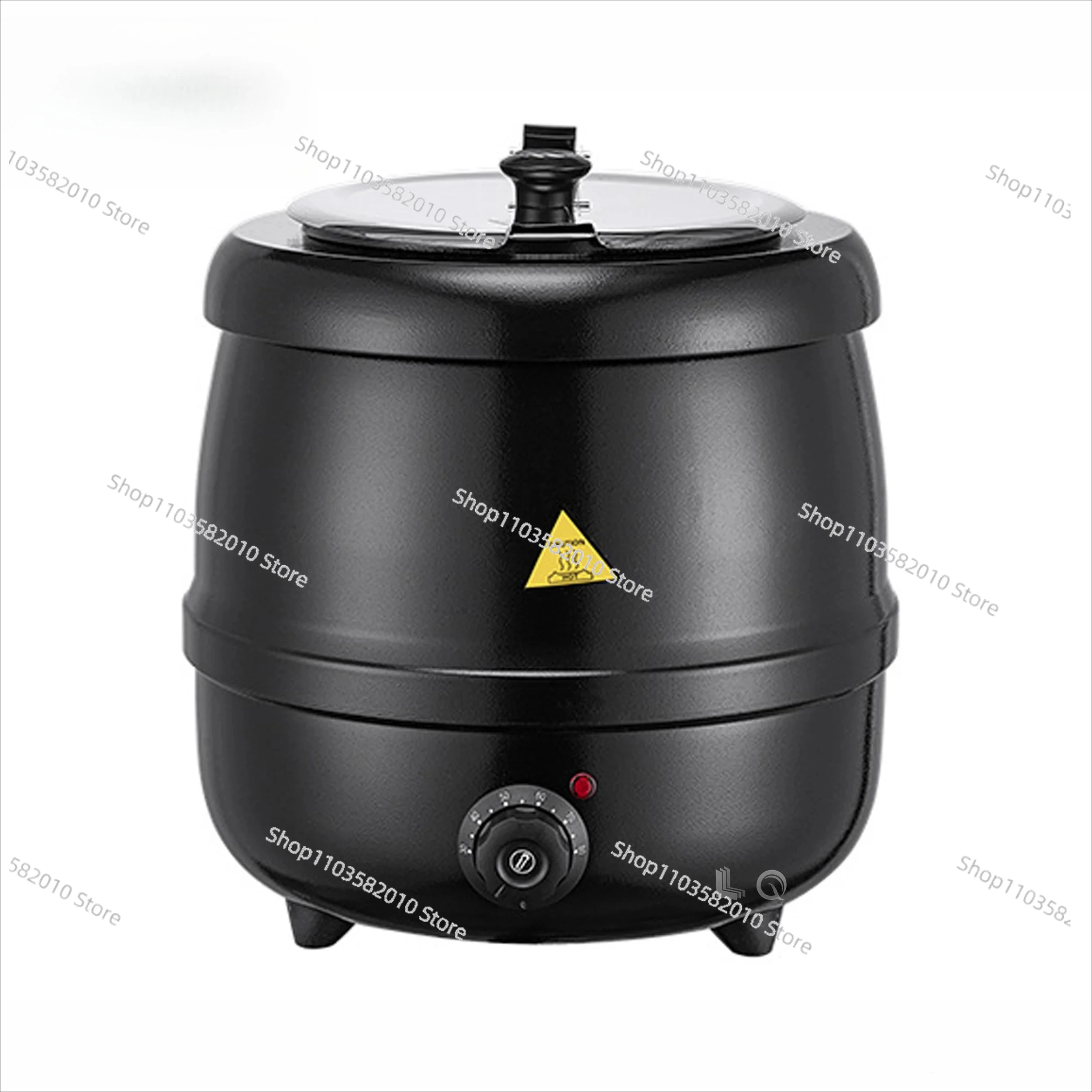 Soup Kettle Warmer - Calentador de sopa de hierro negro