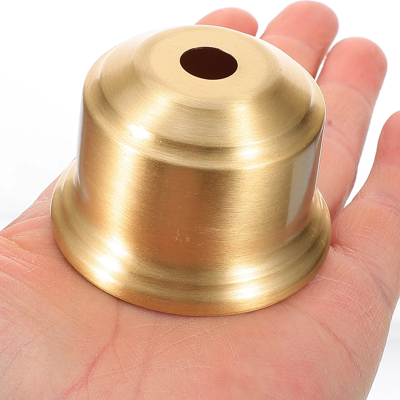 النحاس مصباح نهائي جولة قوي E27 قاعدة الجدول الطابق عاكس الضوء أجزاء الزخرفية E27 قواعد مصباح جدار السقف ضوء الكؤوس