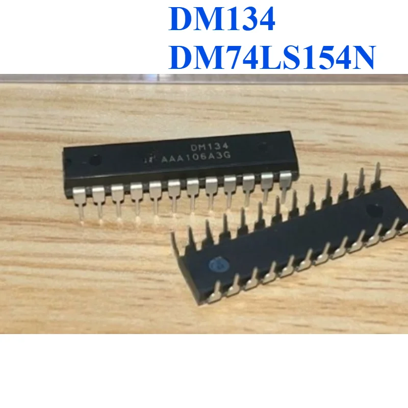 20PCS  DM134 DM74LS154N DIP24 Integrated Circuit Chip Brand New Original in Stock , Fast Shipping.