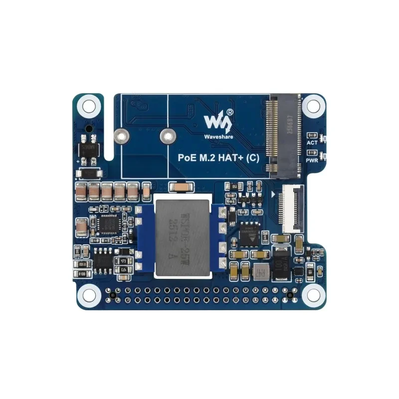 PCIe To.2 Adapter With PoE Function(C)Raspberry Pi 5,Supports NVMe Protocol.2 ,High-Speed Reading/Writing