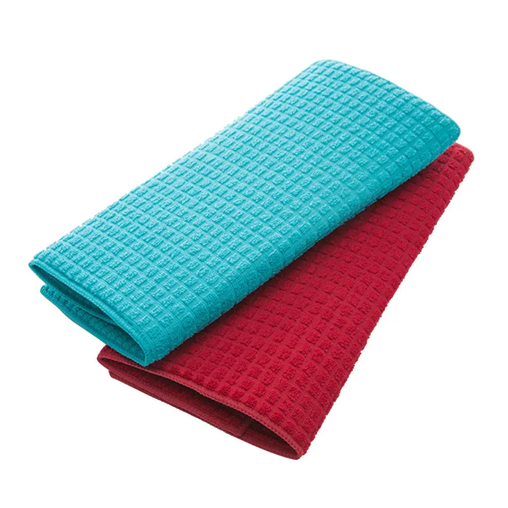 2Pcs Microfiber Dish Drying Mats Rectangular Absorbent Non Slip Kitchen Table Mat for Dish Rack Water Absorption and Easy
