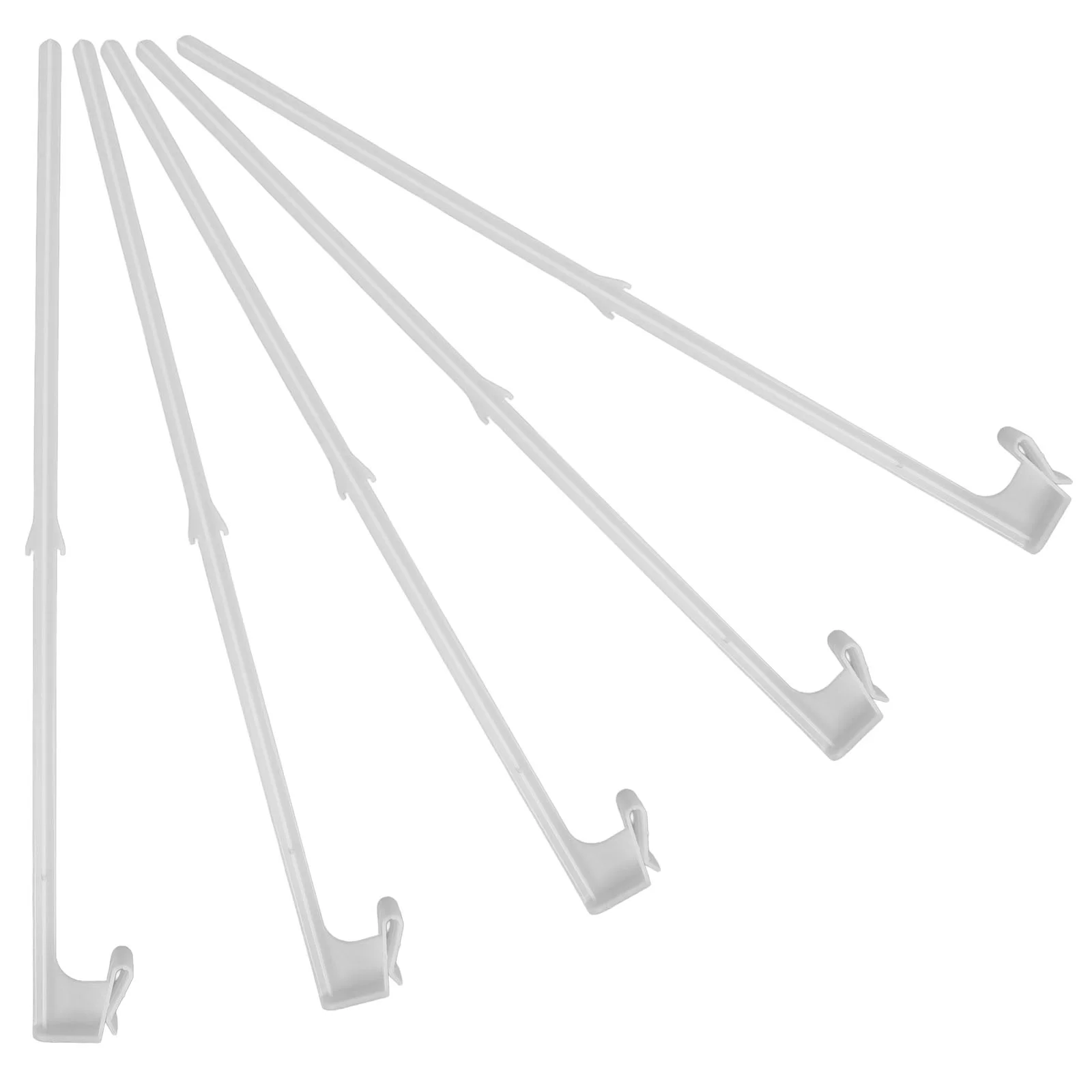 10 Pcs Car Window Support Bracket for Poles Holder RV Clip-on Plastic Clips Flagpoles