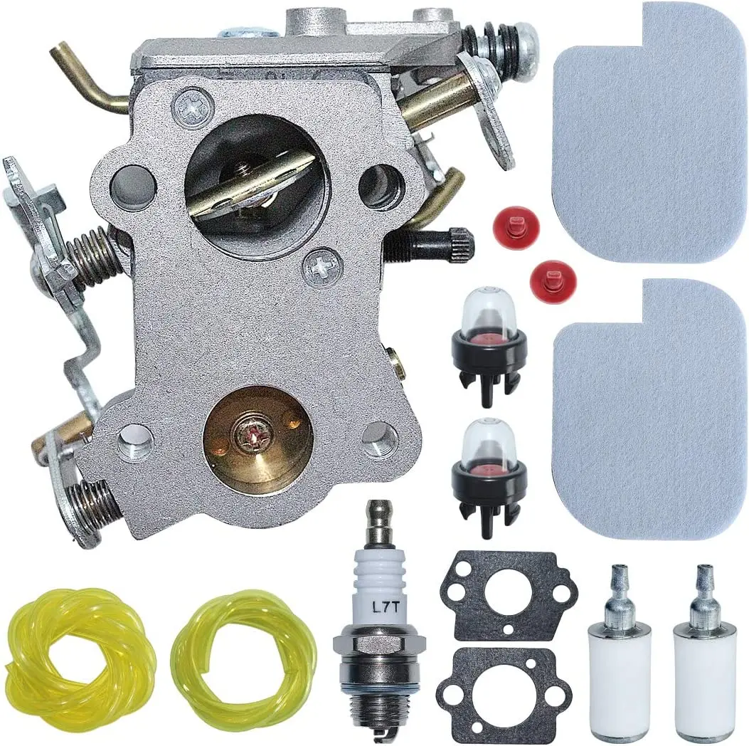 Carburetor Carb Air Fuel Filter Line Gasket Tune Up Kit for Poulan Pro PP4218A 18