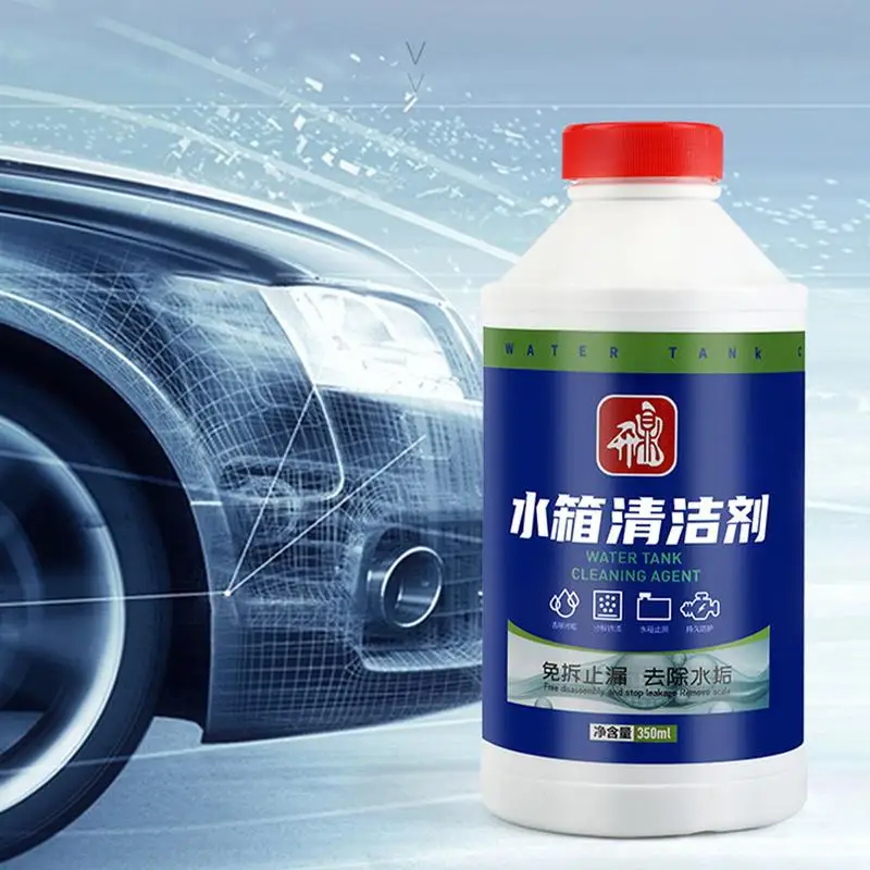 Cooling System Cleaner 350ml Radiator Cleaning Fluid Car Radiator Flush Cleaner Rust Remover For Vehicle Cooling System