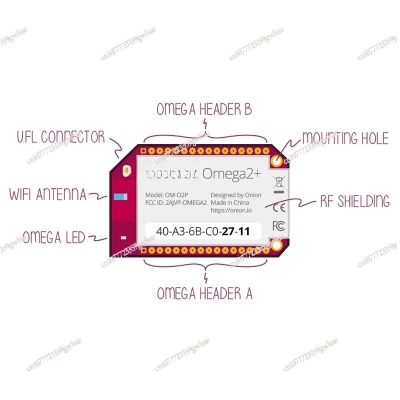 For Onion Omega2+ MT7688 Linux Development Board Python WIFI IoT OpenWrt