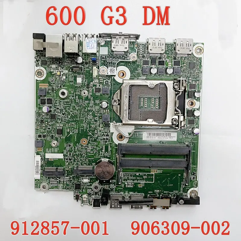 

For HP ProDesk 600 G3 DM Mini Motherboard 912857-001 912857-601 906309-002 16515-1 LGA 1151 DDR4 Mainboard 100% Tested