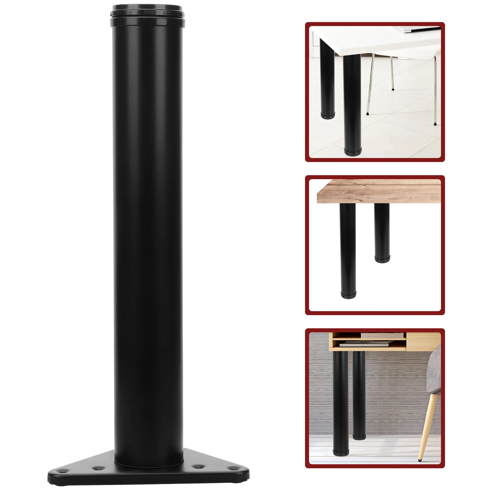 

Practical Table Leg Replacement Adjustable Furniture Legs for Desk Chair Dresser Cabinet Metal Support Heavy Duty Longlasting