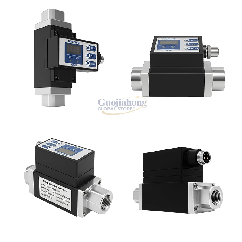 Factory Wholesale HNF80-A Series Cabinet Use Portable Thermal air Nitrogen Digital  Mass Flow Meter