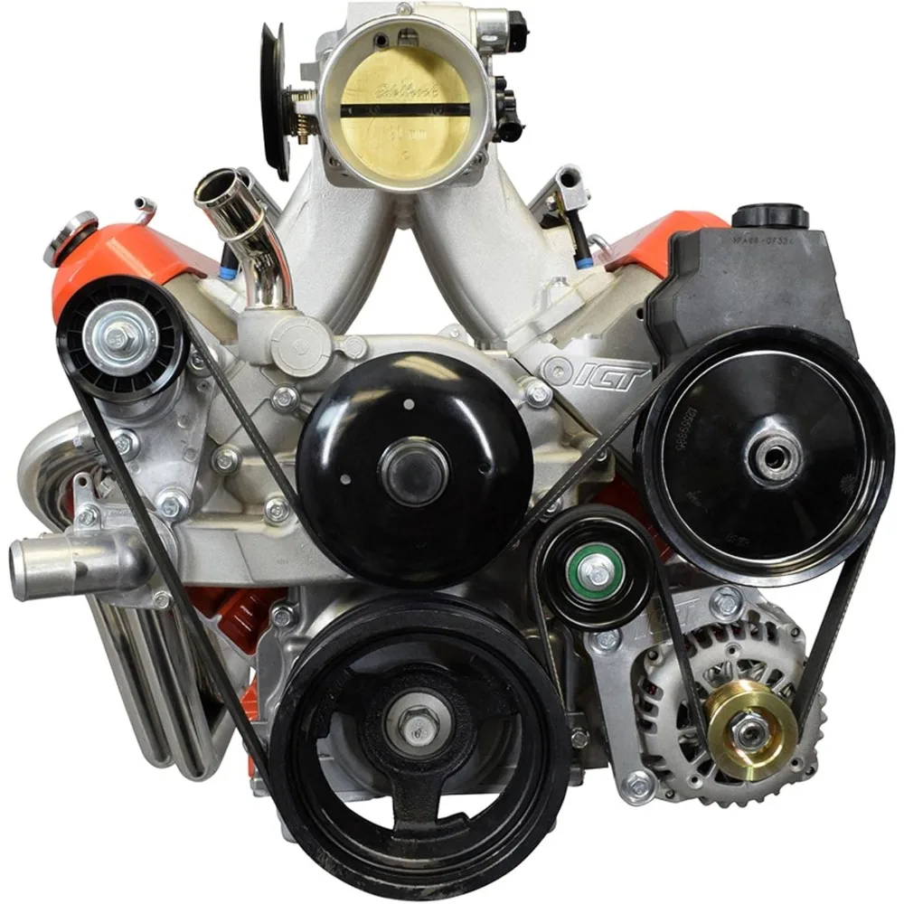 

Billet LS Truck Alternator Bracket Low Mount and Power Steering Pump Bracket LSX LS3 LQ4 LQ9 L33 LS3 Billet 551669-3