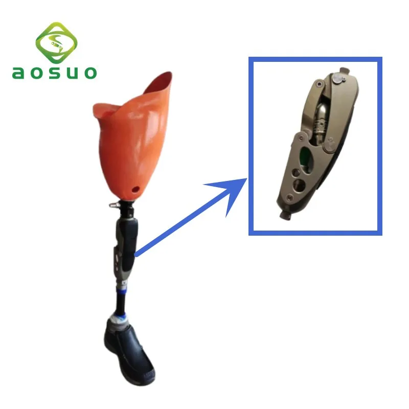 인공 팔다리 무릎 위 의족 다축 유압 무릎 관절 보철물