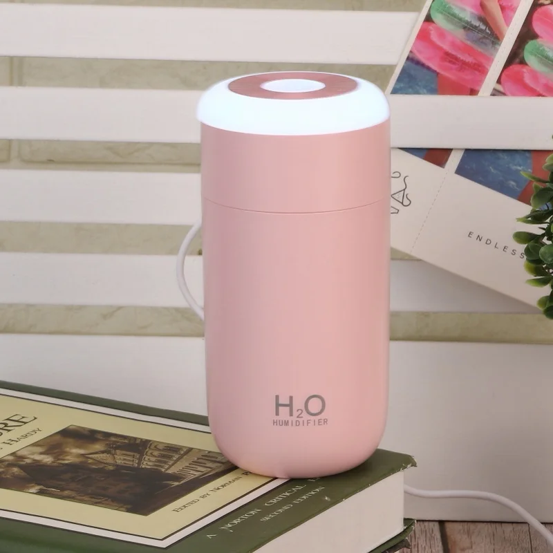 

350ml Mini Portable USB Powered Nano Humidifier Diffuser With 7 Colors Light Timing Power Off