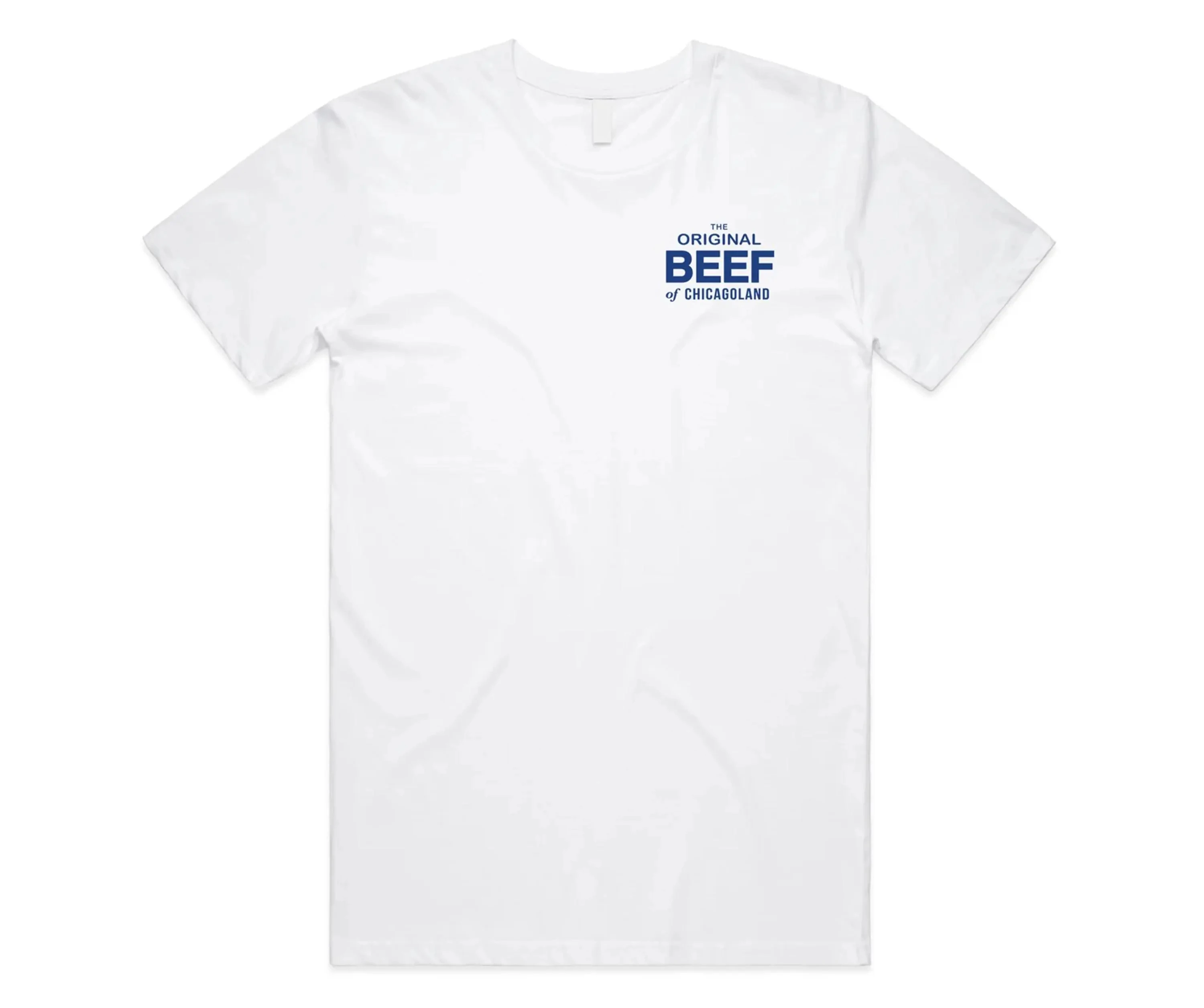 2026 The Original Beef of Chicagoland T-Shirt Unisex Cotton Short Sleeve Tee Simple Chest White Text Logo Graphic Classic TV