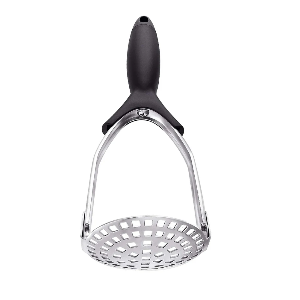 

Stainless Steel Manual Potato Crusher Masher Tool For Mashed Potatoes Sweet Pumpkin Garlic Non-Slip Kitchen Food Presser Avocado